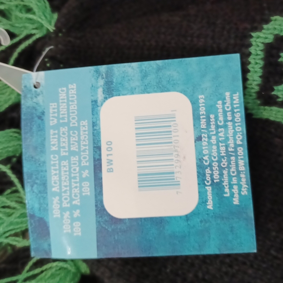 Bnwt Kids mohawk winter hat green and black - Picture 15 of 17